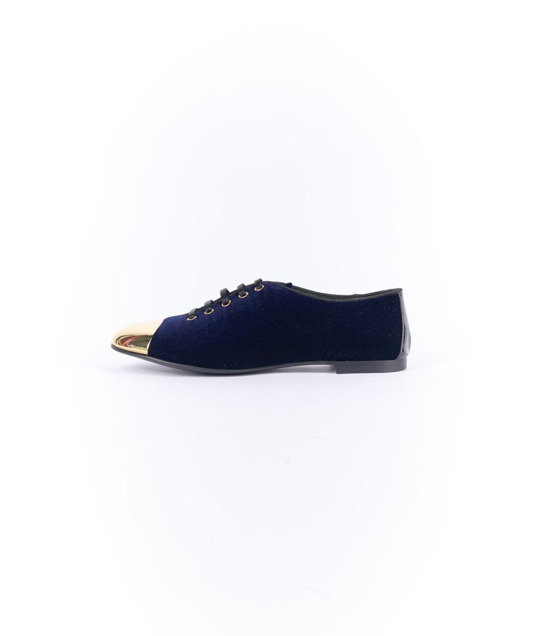 GIUSEPPE ZANOTTI DESIGN Черные текстильные туфли, фото 6