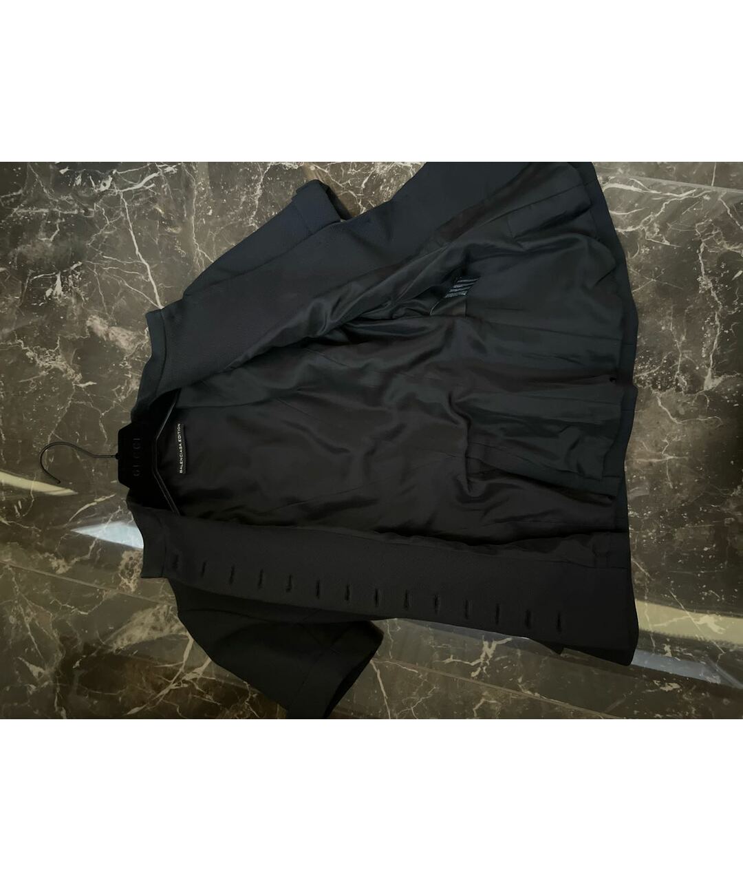 BALENCIAGA Черный хлопковый жакет/пиджак, фото 3