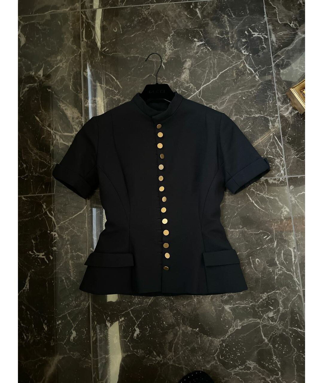 BALENCIAGA Черный хлопковый жакет/пиджак, фото 4