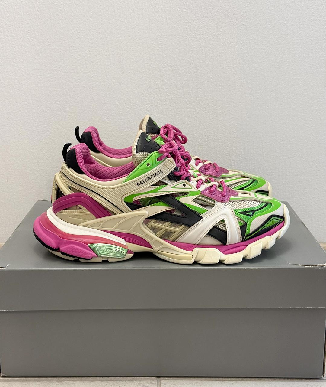 BALENCIAGA Белые низкие кроссовки / кеды, фото 5