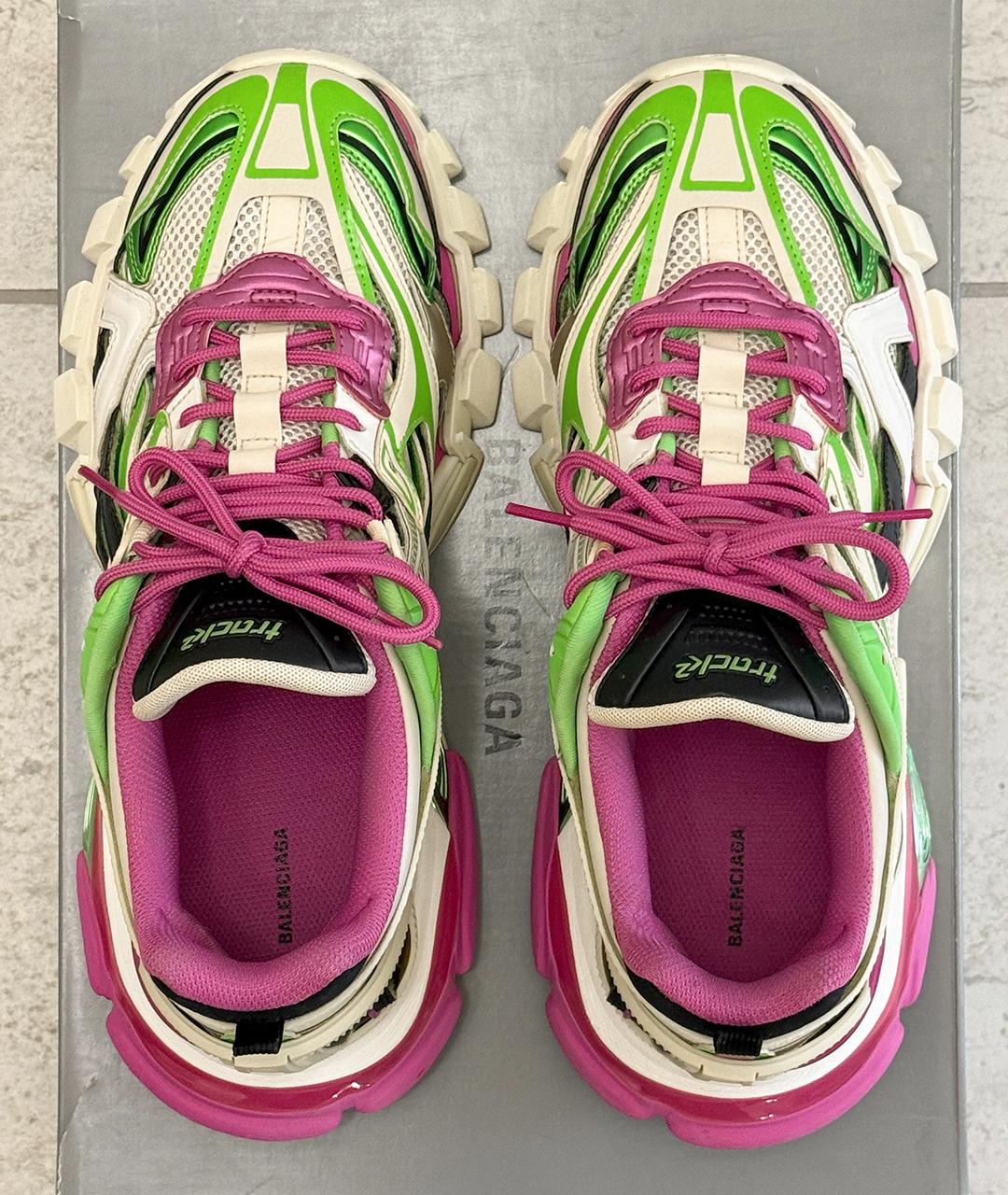 BALENCIAGA Белые низкие кроссовки / кеды, фото 7