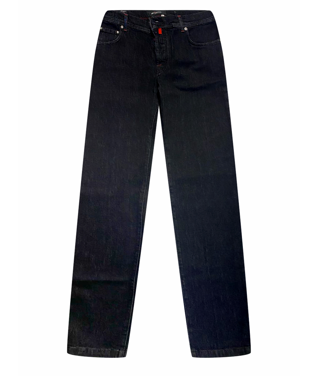 KITON Черные хлопко-эластановые джинсы скинни, фото 1