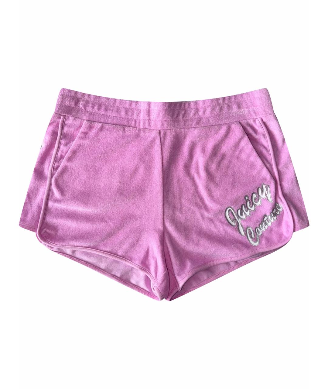 JUICY COUTURE Розовые хлопковые шорты, фото 1