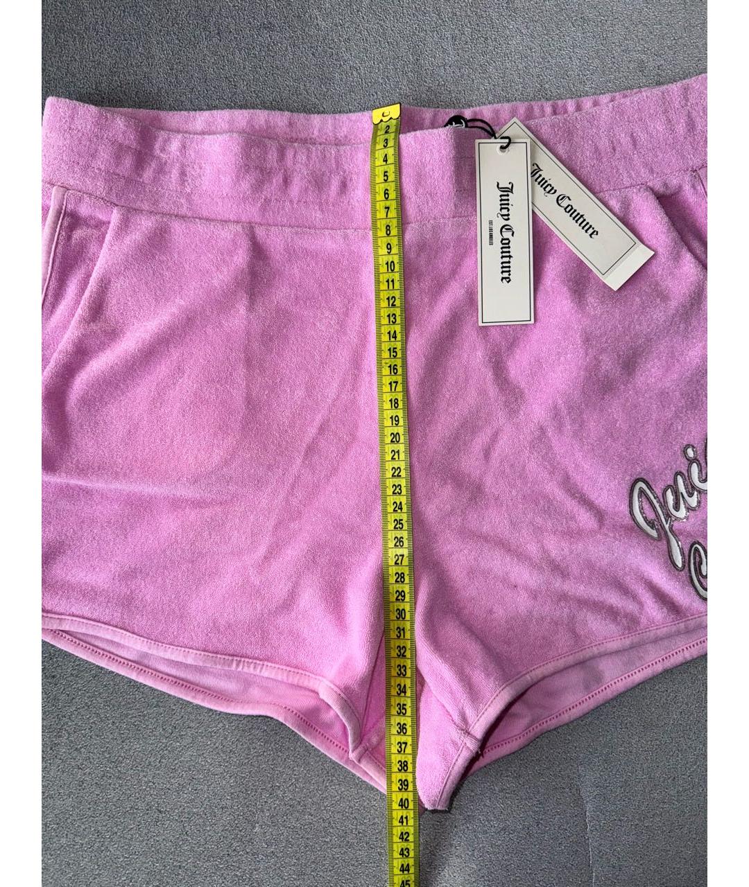 JUICY COUTURE Розовые хлопковые шорты, фото 5