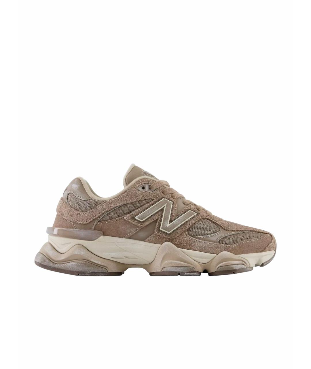 NEW BALANCE Коричневые замшевые низкие кроссовки / кеды, фото 1