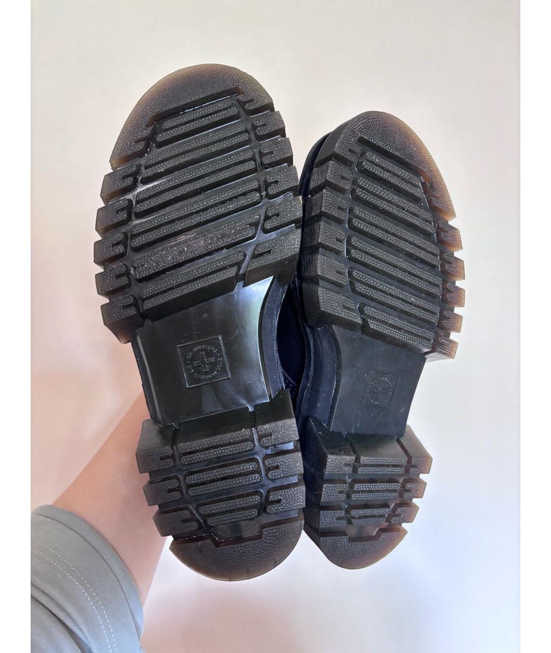 DR. MARTENS Черные кожаные ботинки, фото 9