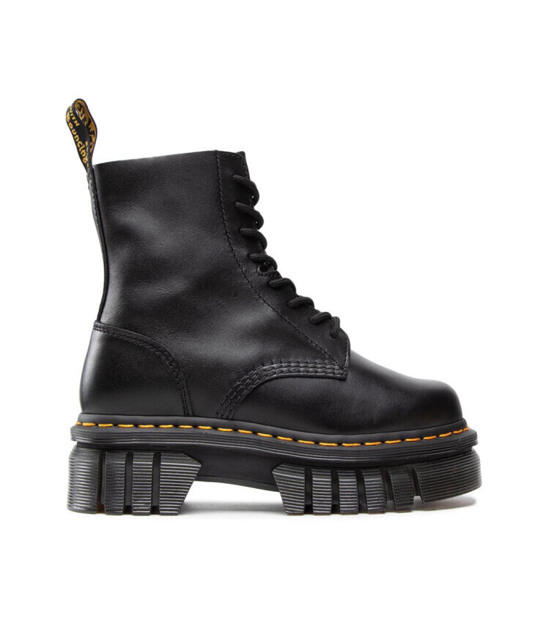 DR. MARTENS Черные кожаные ботинки, фото 10