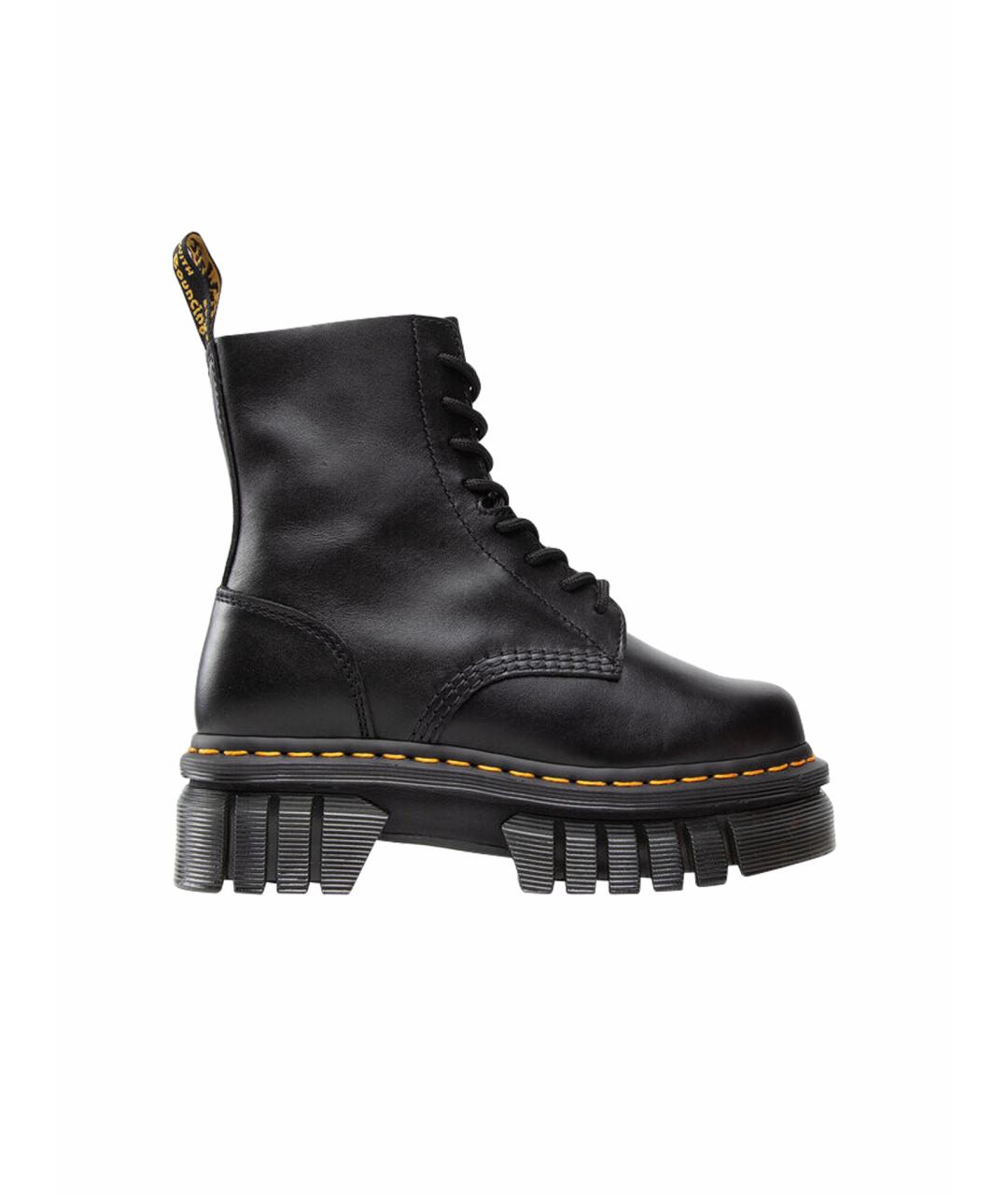 DR. MARTENS Черные кожаные ботинки, фото 1