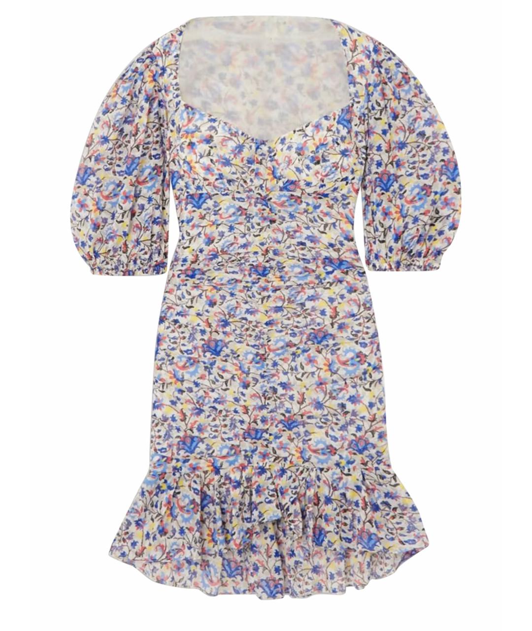 ISABEL MARANT ETOILE Мульти хлопковое повседневное платье, фото 1