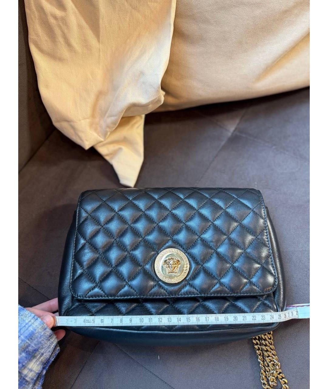 VERSACE Черная сумка через плечо, фото 8