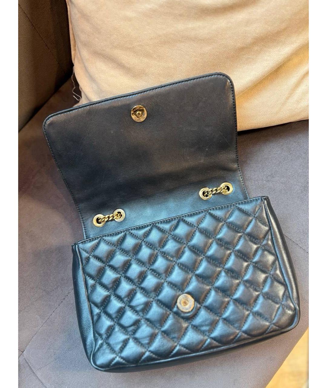VERSACE Черная сумка через плечо, фото 4