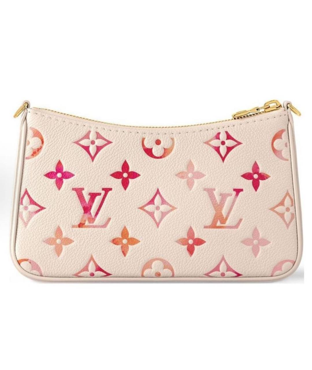 LOUIS VUITTON Розовая кожаная сумка с короткими ручками, фото 3