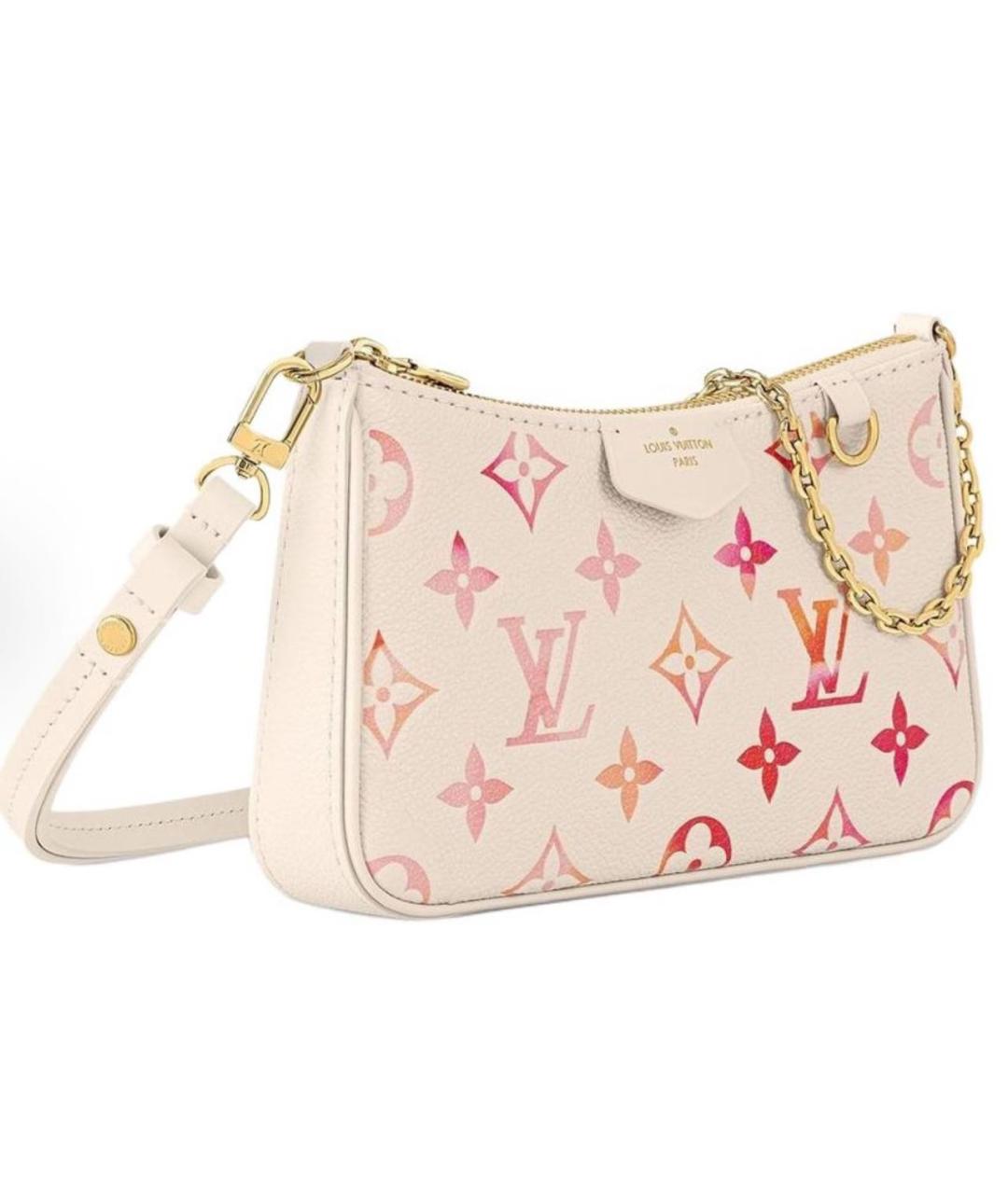 LOUIS VUITTON Розовая кожаная сумка с короткими ручками, фото 2