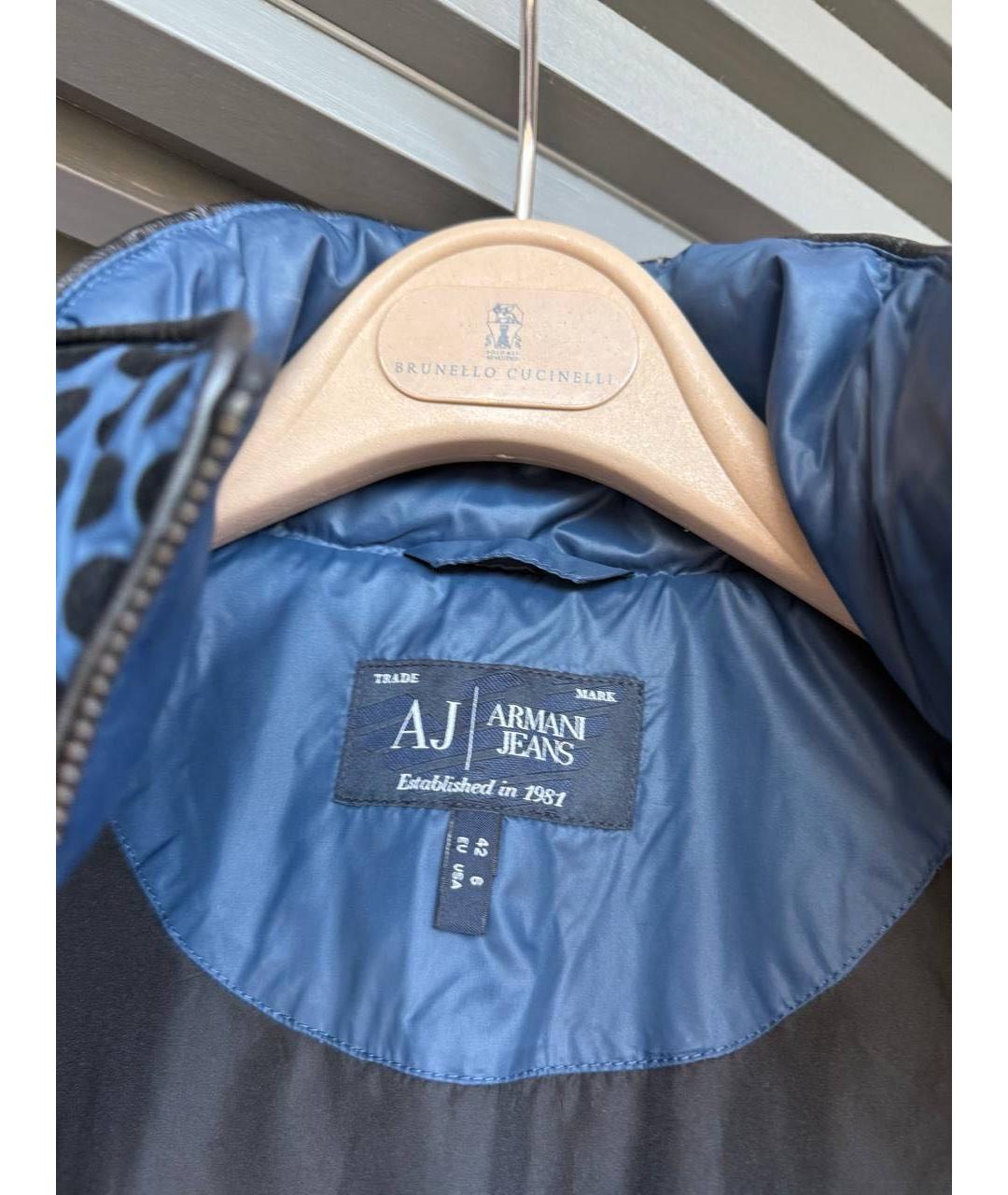 ARMANI JEANS Синий жилет, фото 3