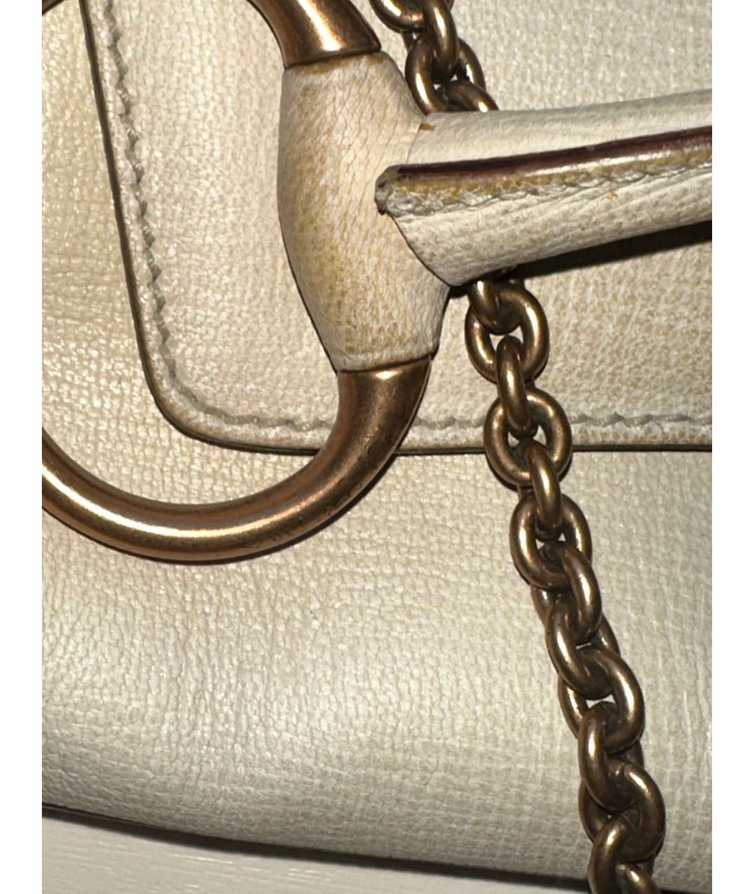 GUCCI Кожаная сумка с короткими ручками, фото 6