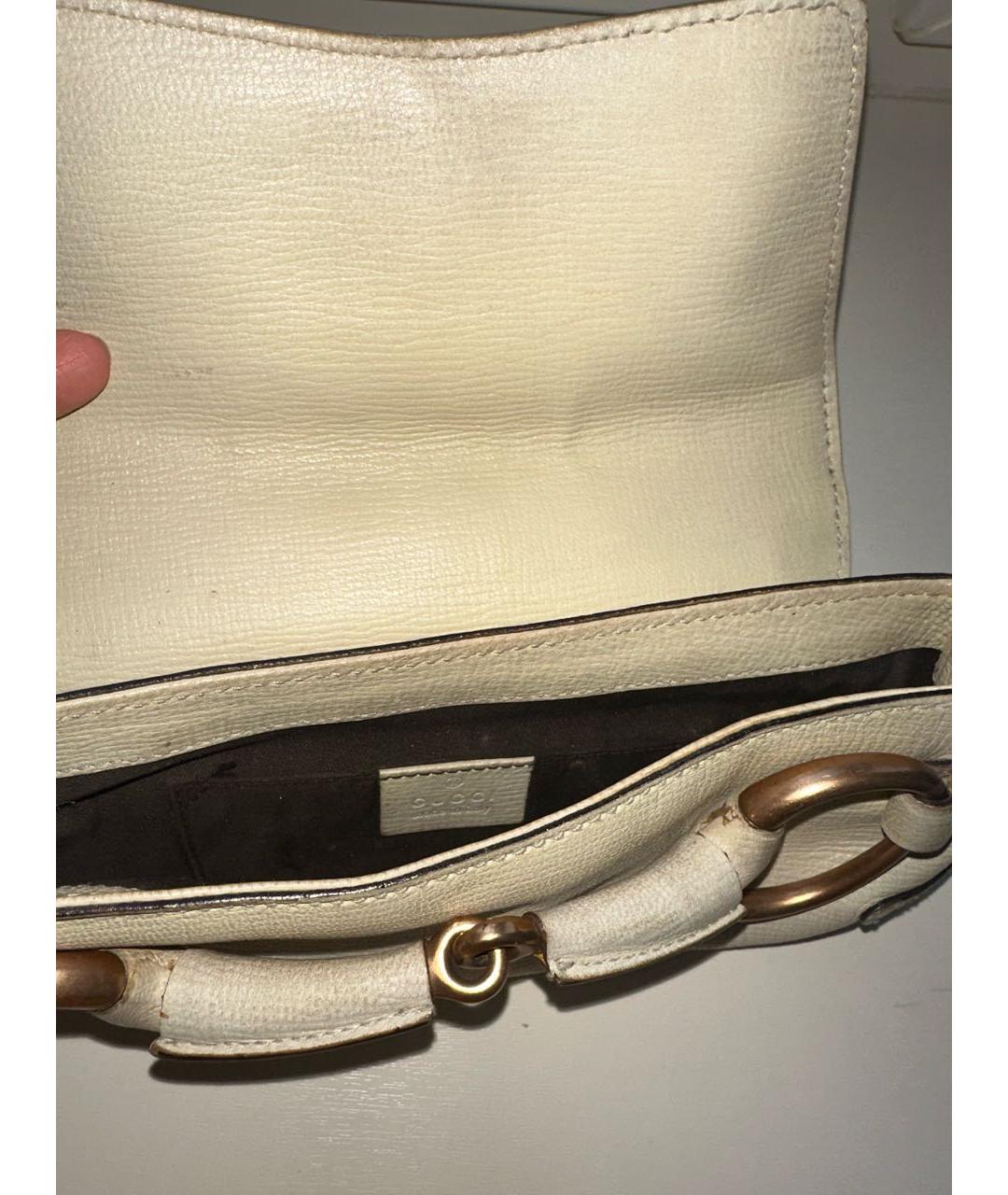 GUCCI Кожаная сумка с короткими ручками, фото 3