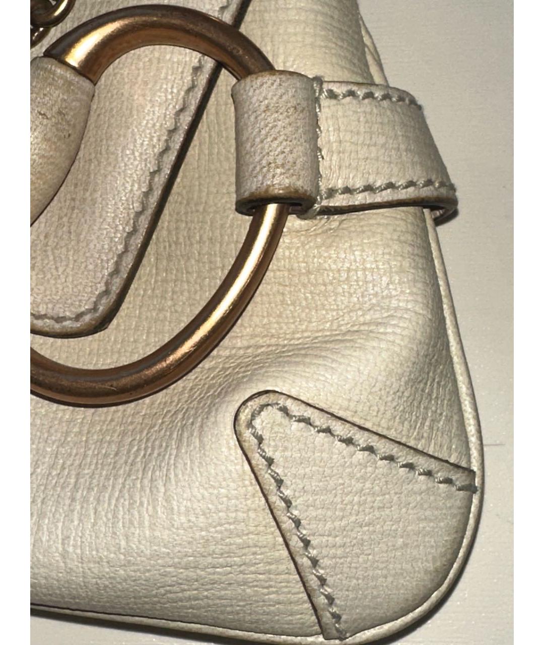 GUCCI Кожаная сумка с короткими ручками, фото 7