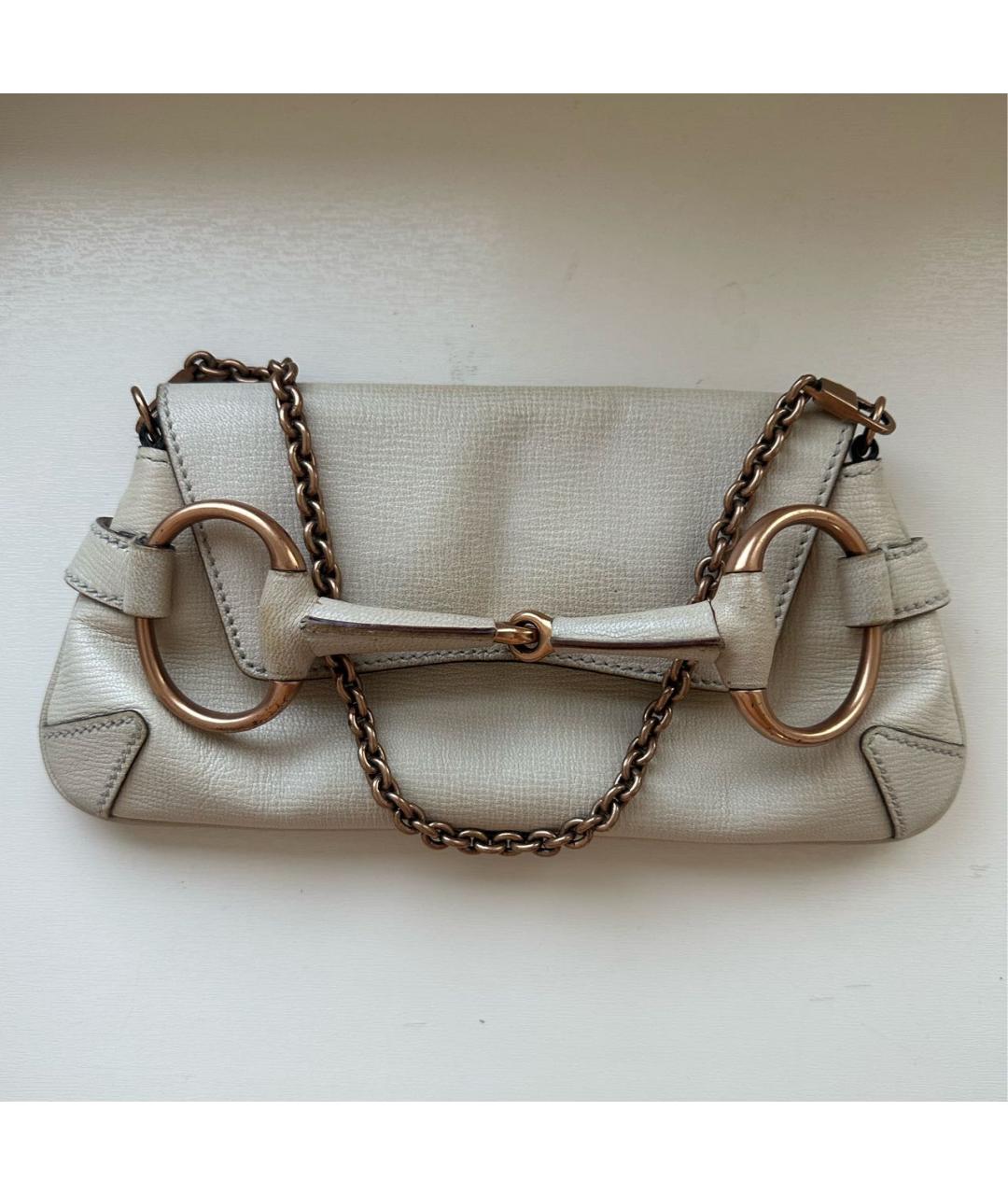 GUCCI Кожаная сумка с короткими ручками, фото 8
