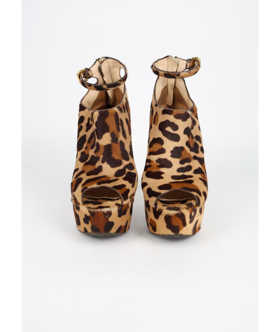 PRADA Коричневые ботильоны, фото 2