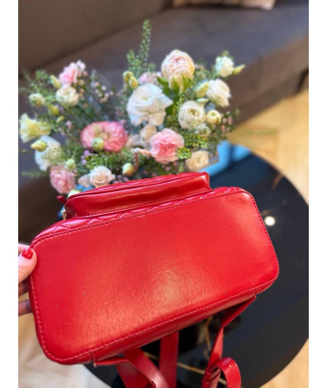 LOVE MOSCHINO Красный рюкзак, фото 6