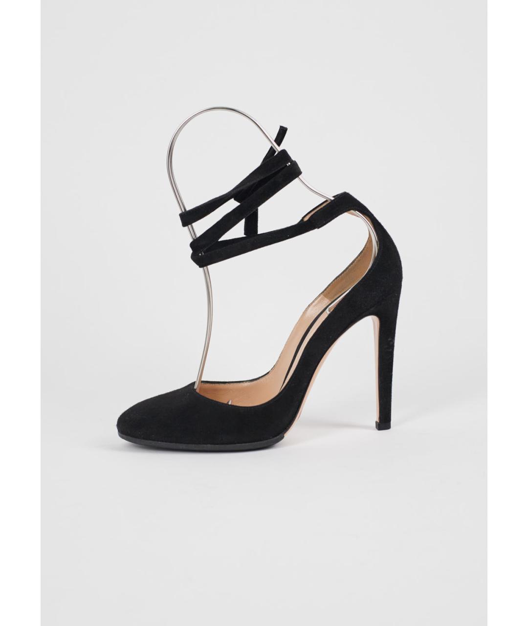 GIANVITO ROSSI Черные замшевые туфли, фото 6
