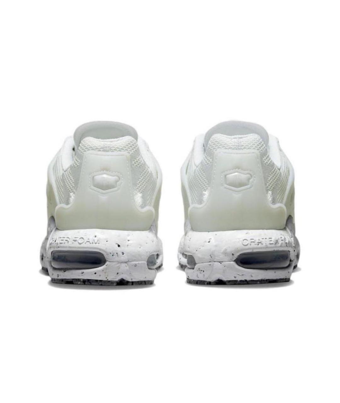 NIKE Белые текстильные низкие кроссовки / кеды, фото 4