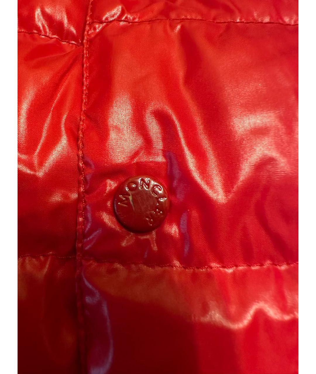MONCLER Красный полиэстеровый жакет / жилет, фото 8