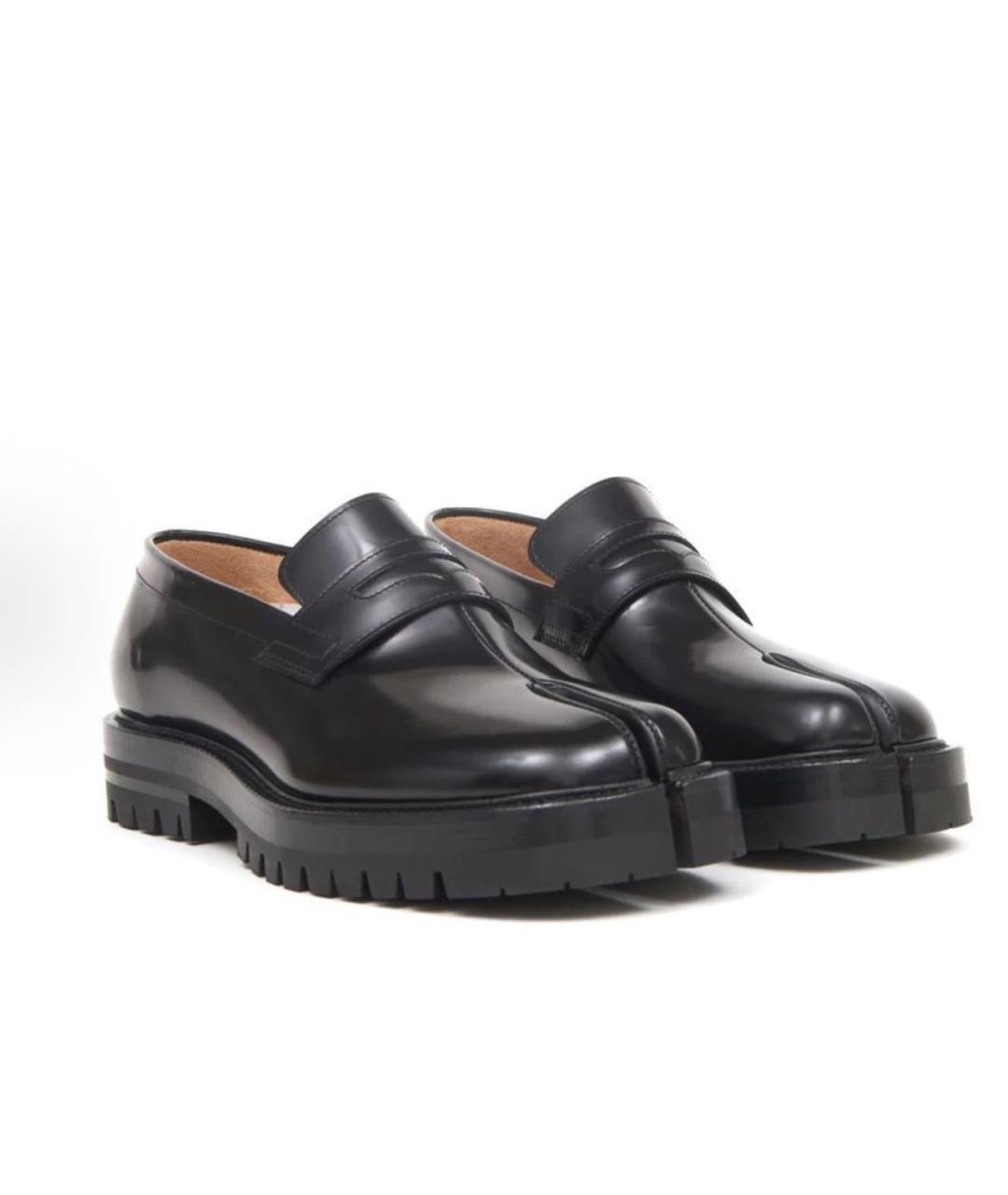 MAISON MARGIELA Черные кожаные лоферы, фото 3