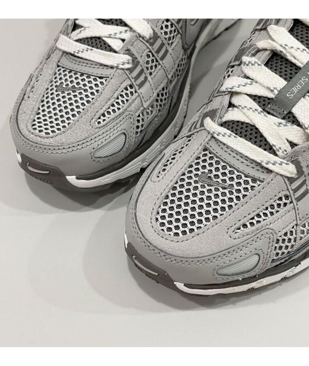 NIKE Серые текстильные низкие кроссовки / кеды, фото 7