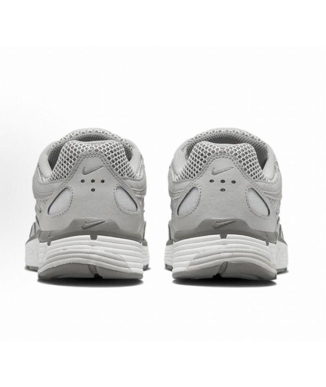 NIKE Серые текстильные низкие кроссовки / кеды, фото 4