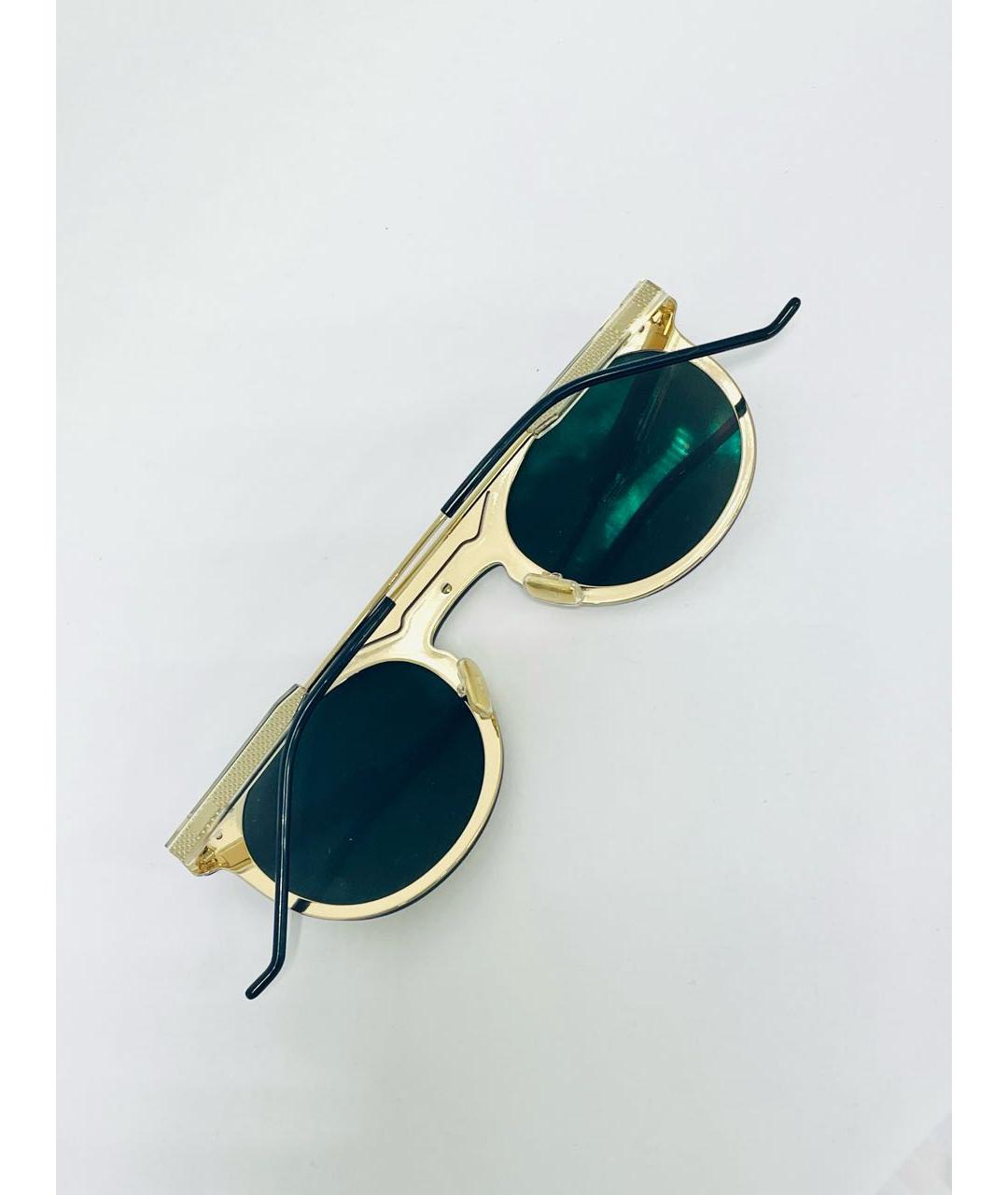 CHRISTIAN DIOR Золотые металлические солнцезащитные очки, фото 4