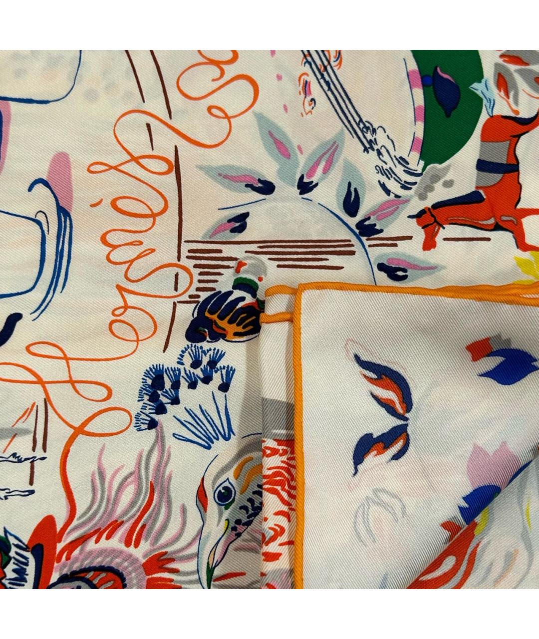 HERMES Шелковый платок, фото 4