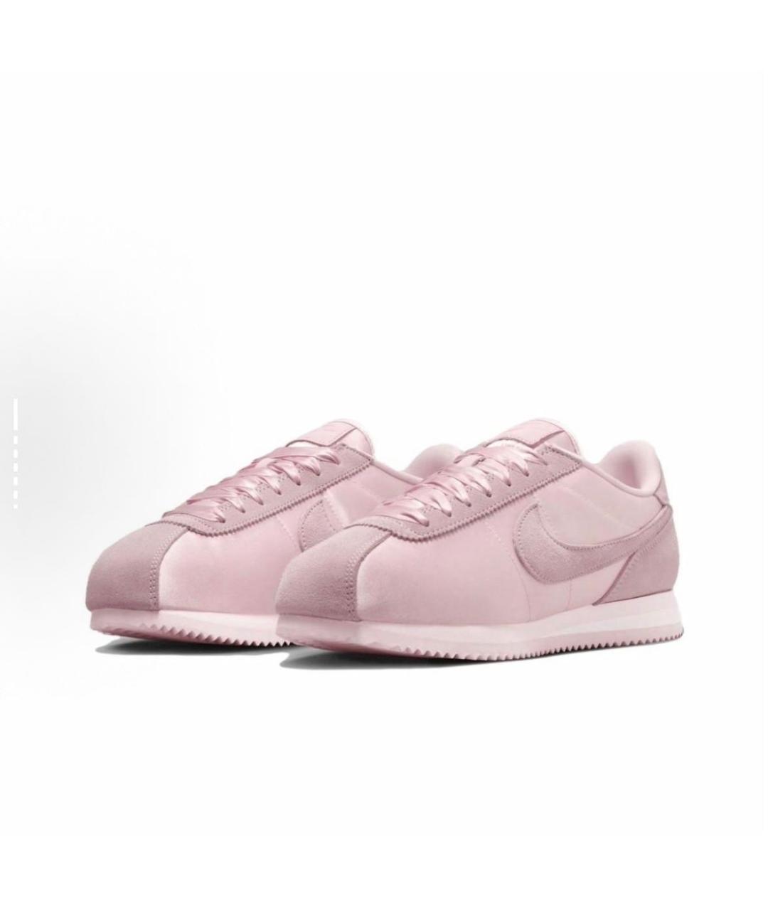 NIKE Розовые текстильные кроссовки, фото 4