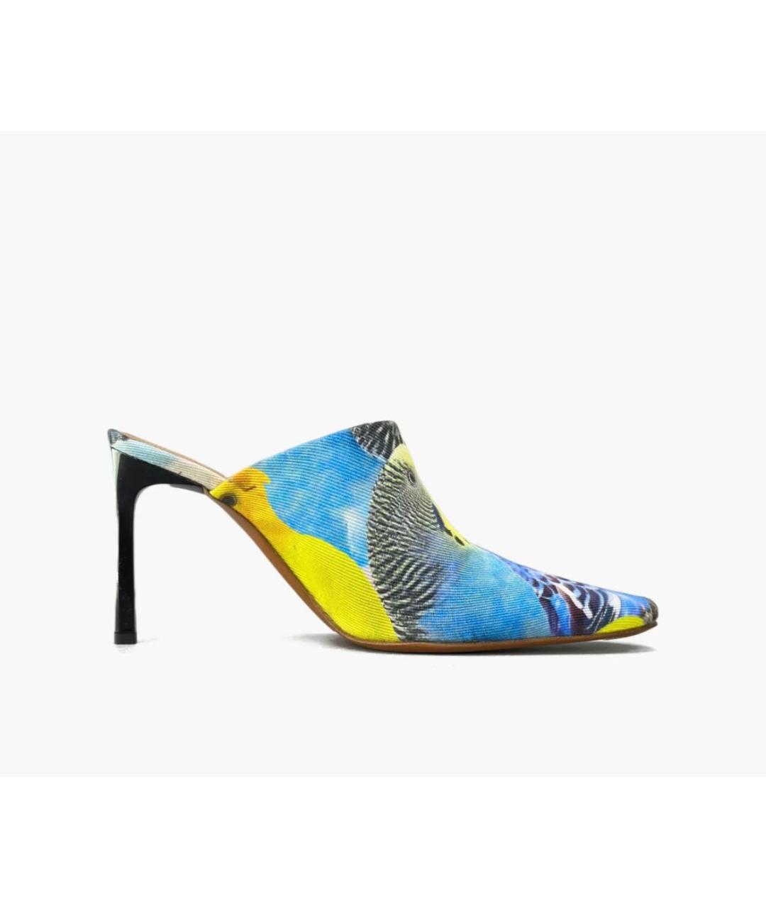 LOEWE Мульти текстильные мюли, фото 5
