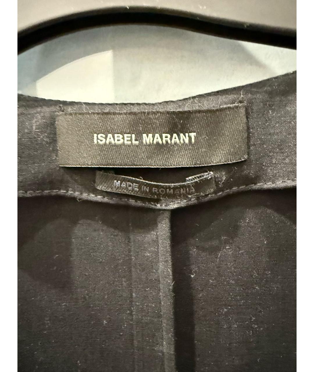 ISABEL MARANT Черное вискозное коктейльное платье, фото 5