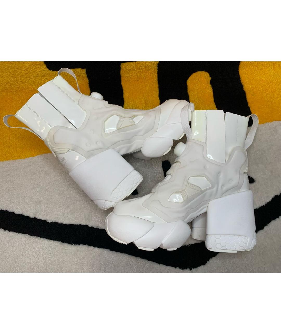 MAISON MARGIELA Белые ботильоны, фото 5