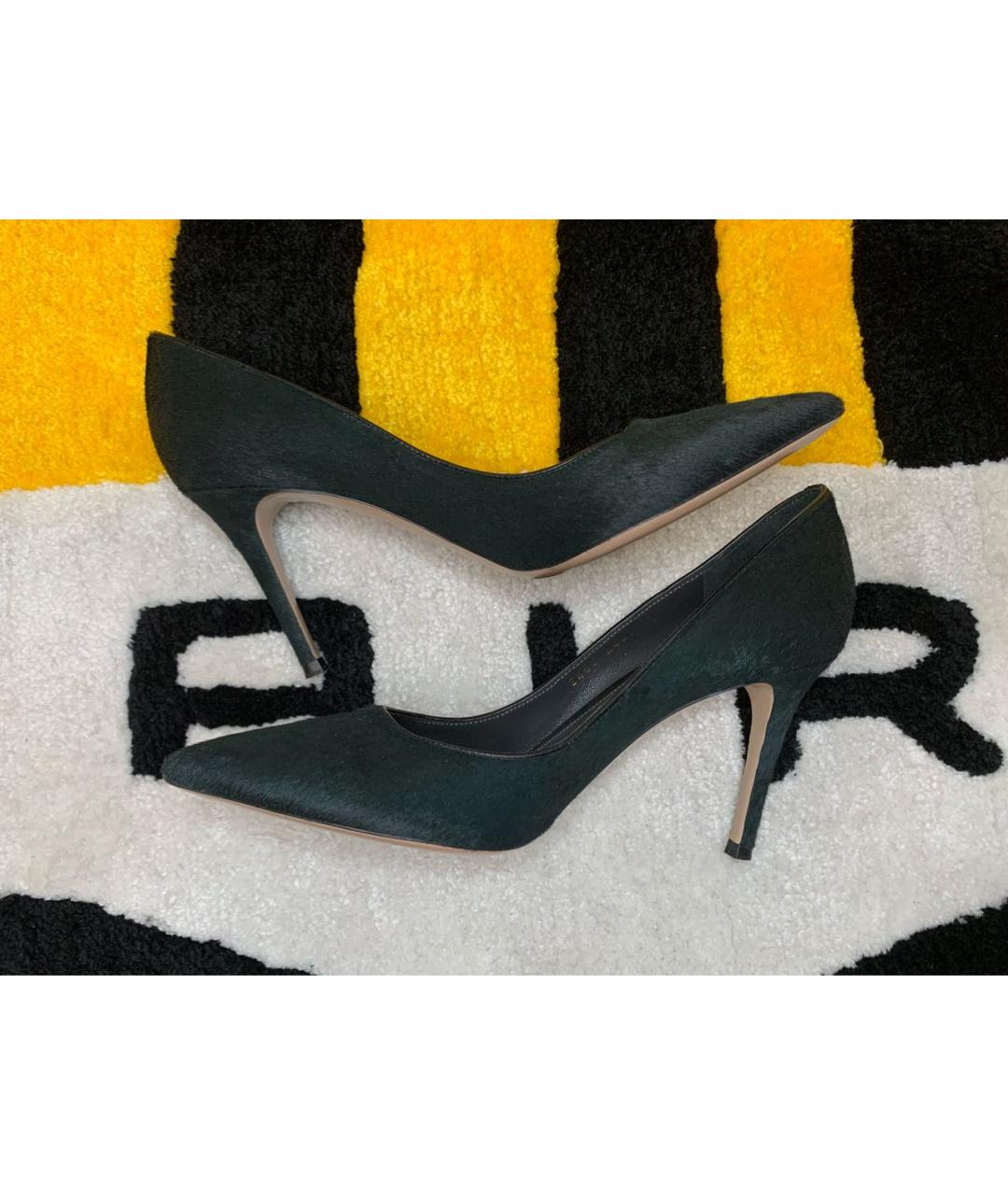 GIANVITO ROSSI Черные кожаные туфли, фото 5