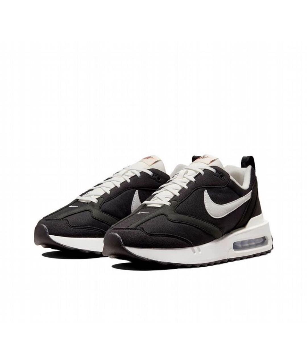 NIKE Черные текстильные низкие кроссовки / кеды, фото 2