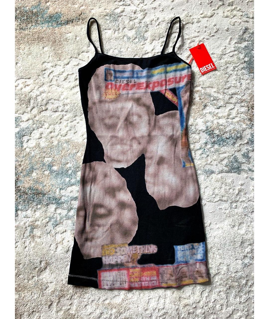 DIESEL Мульти вискозное повседневное платье, фото 4