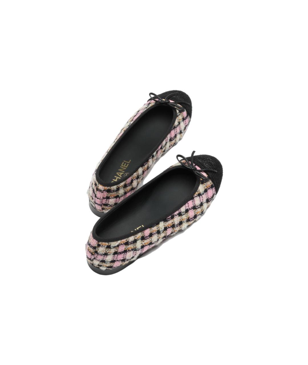 CHANEL Розовые балетки, фото 6
