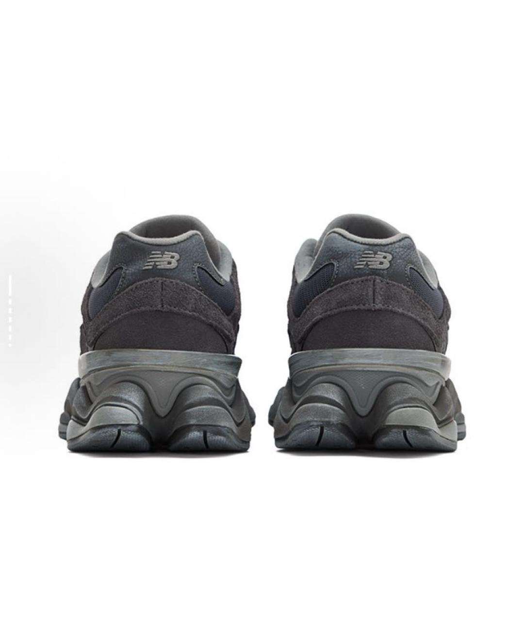 NEW BALANCE Черные замшевые низкие кроссовки / кеды, фото 4