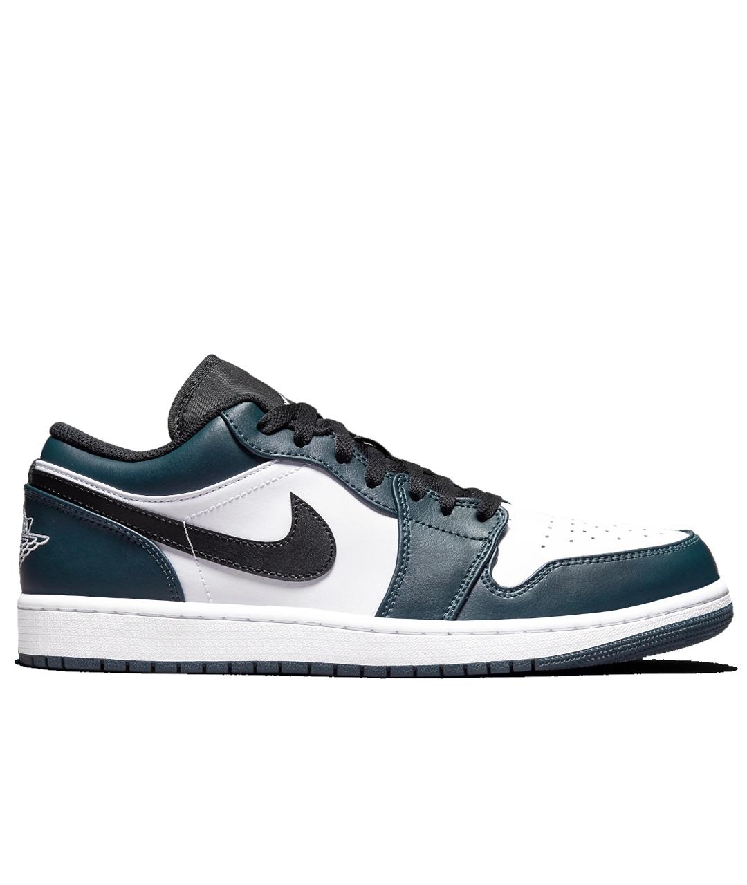 JORDAN Синие кожаные кроссовки, фото 1