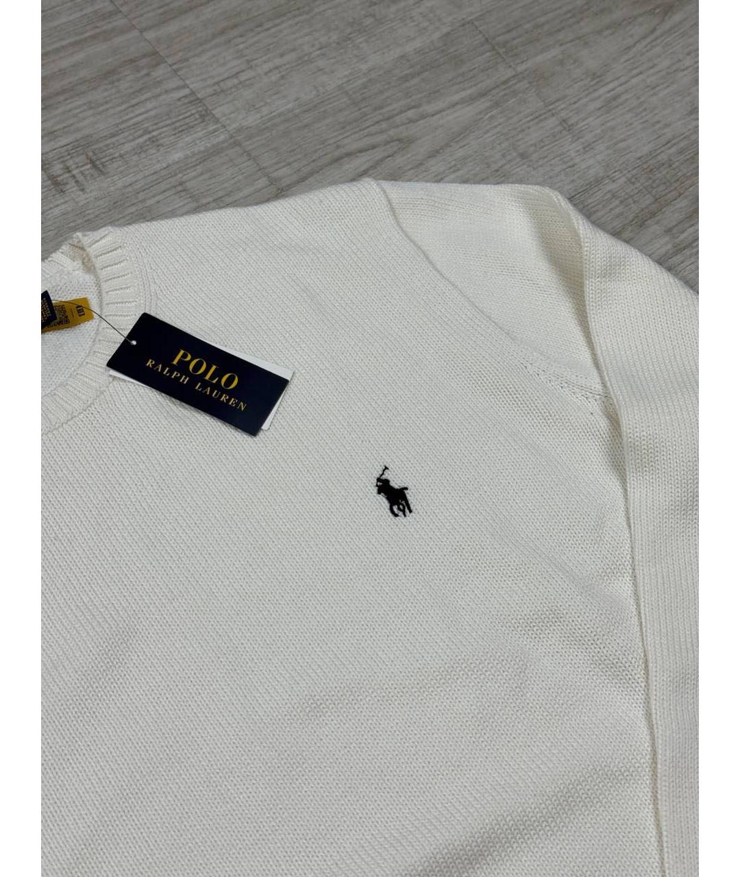 POLO RALPH LAUREN Белый джемпер / свитер, фото 2
