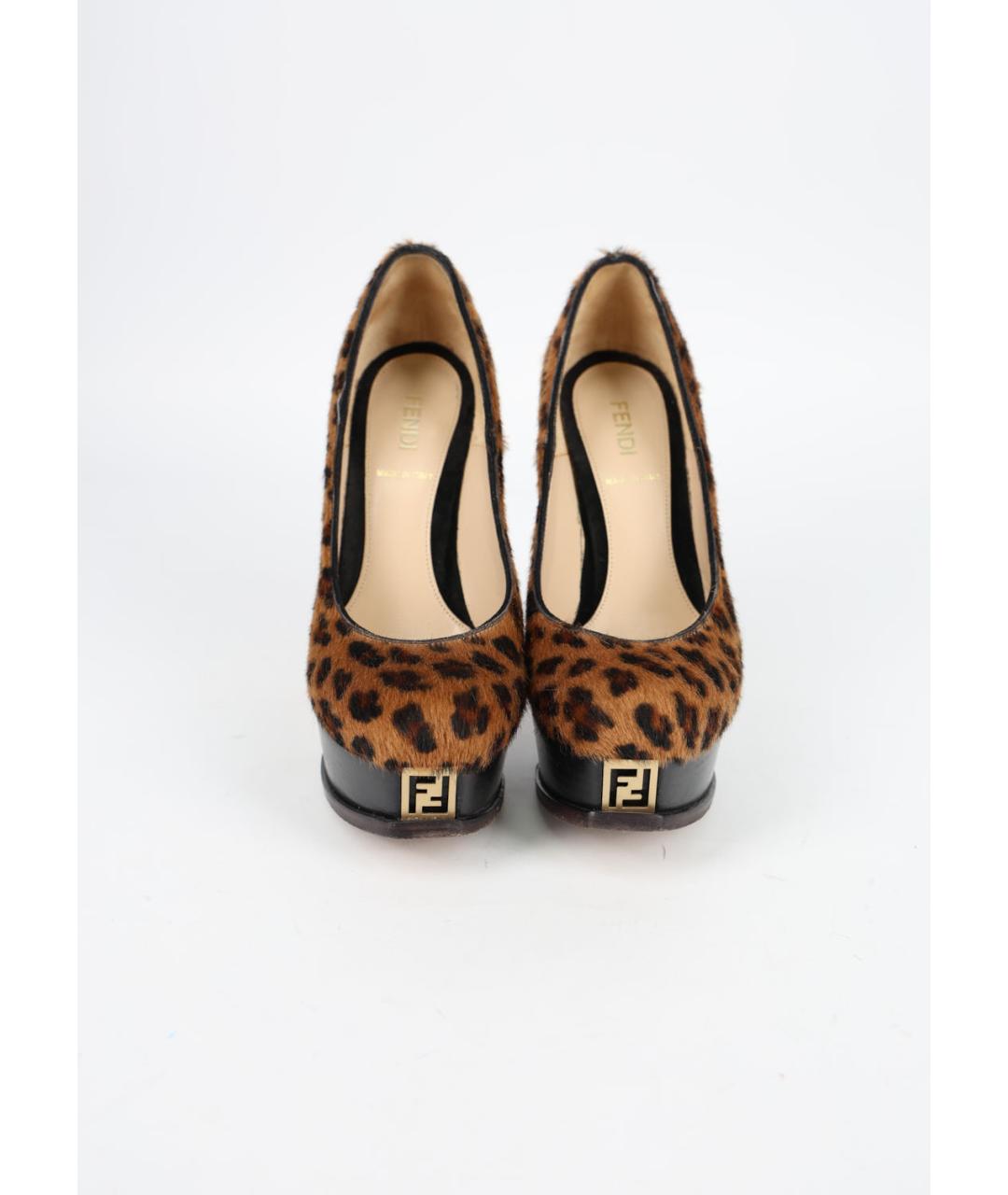 FENDI Коричневые туфли, фото 2