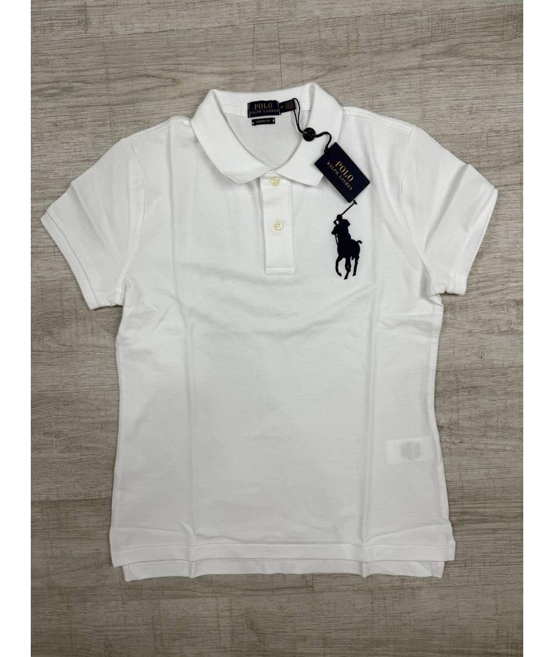 POLO RALPH LAUREN Белая футболка, фото 8