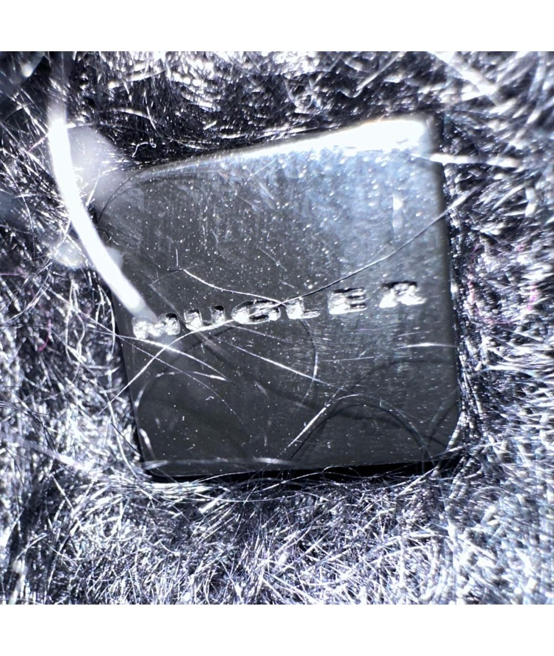 MUGLER VINTAGE Черная шерстяная куртка, фото 7