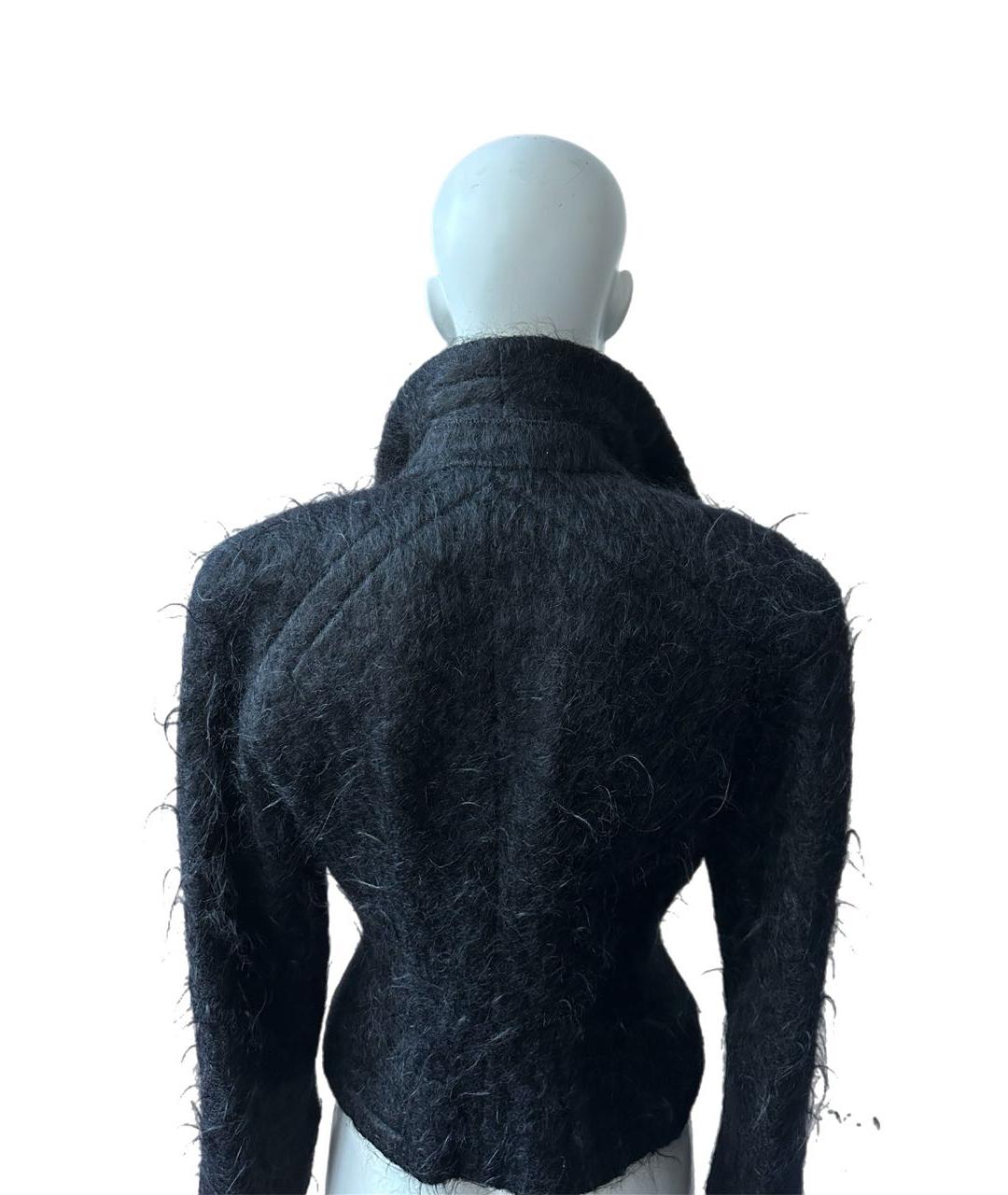MUGLER VINTAGE Черная шерстяная куртка, фото 5