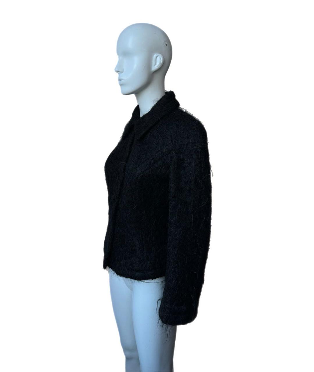 MUGLER VINTAGE Черная шерстяная куртка, фото 3
