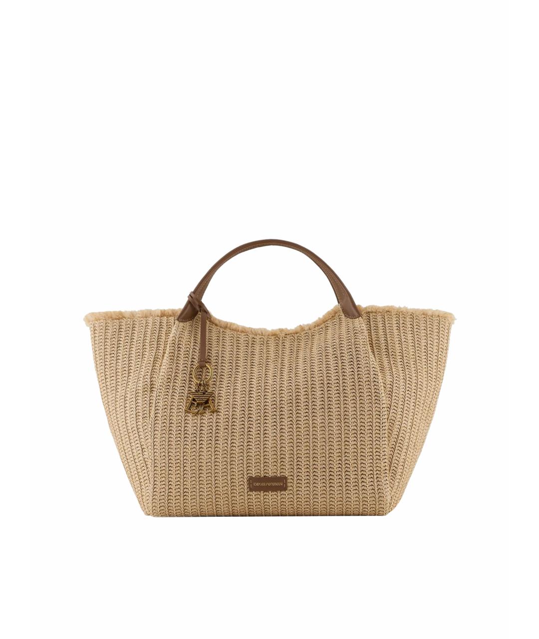 EMPORIO ARMANI Бежевая сумка тоут, фото 1