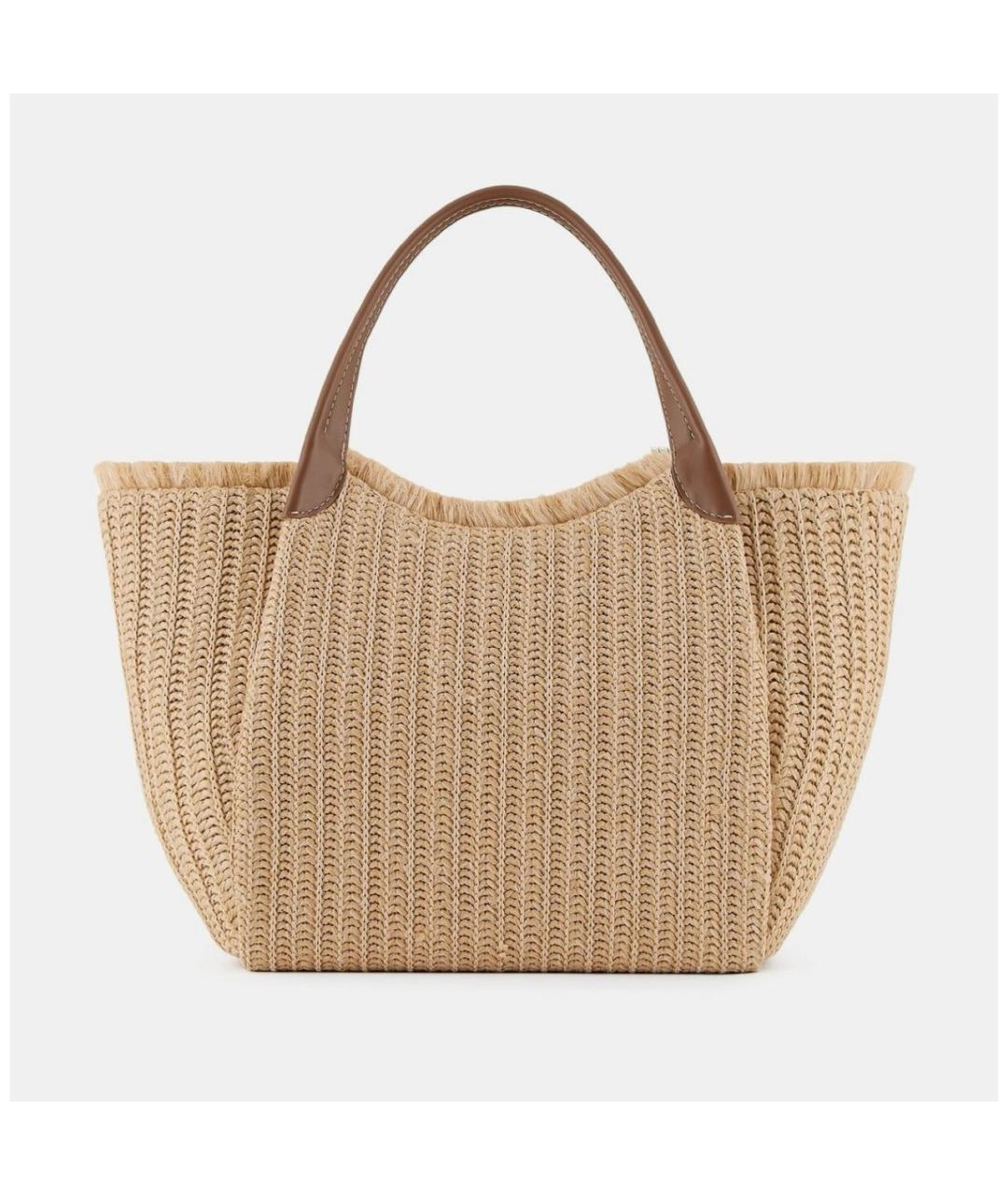 EMPORIO ARMANI Бежевая сумка тоут, фото 3